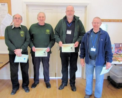 Winners of the March certificates chosen by club members
